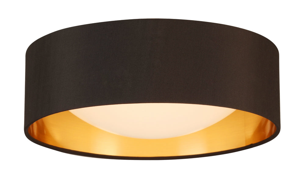 Eglo Canada - LED Ceiling Mount - Orme - Black/Gold- Union Lighting Luminaires Decor