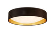 Eglo Canada - LED Ceiling Mount - Orme - Black/Gold- Union Lighting Luminaires Decor