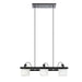 Eglo Canada - Three Light Pendant - Drummond - Black- Union Lighting Luminaires Decor