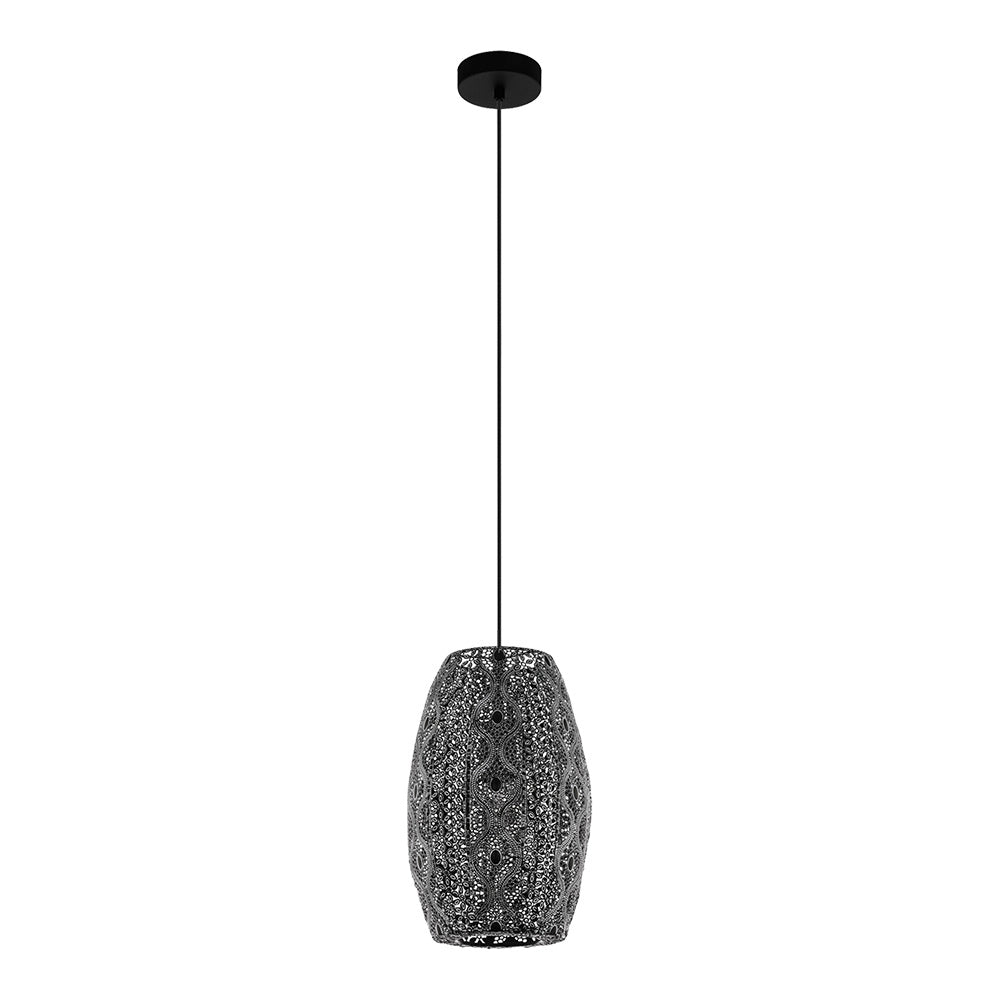 Eglo Canada - One Light Pendant - Riyadh - Antique Black- Union Lighting Luminaires Decor