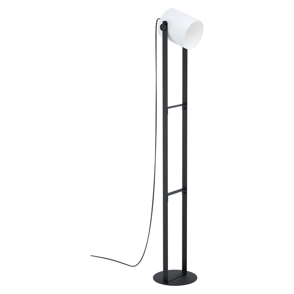 Eglo Canada - LED Floor Lamp - Burbank - Black- Union Lighting Luminaires Decor