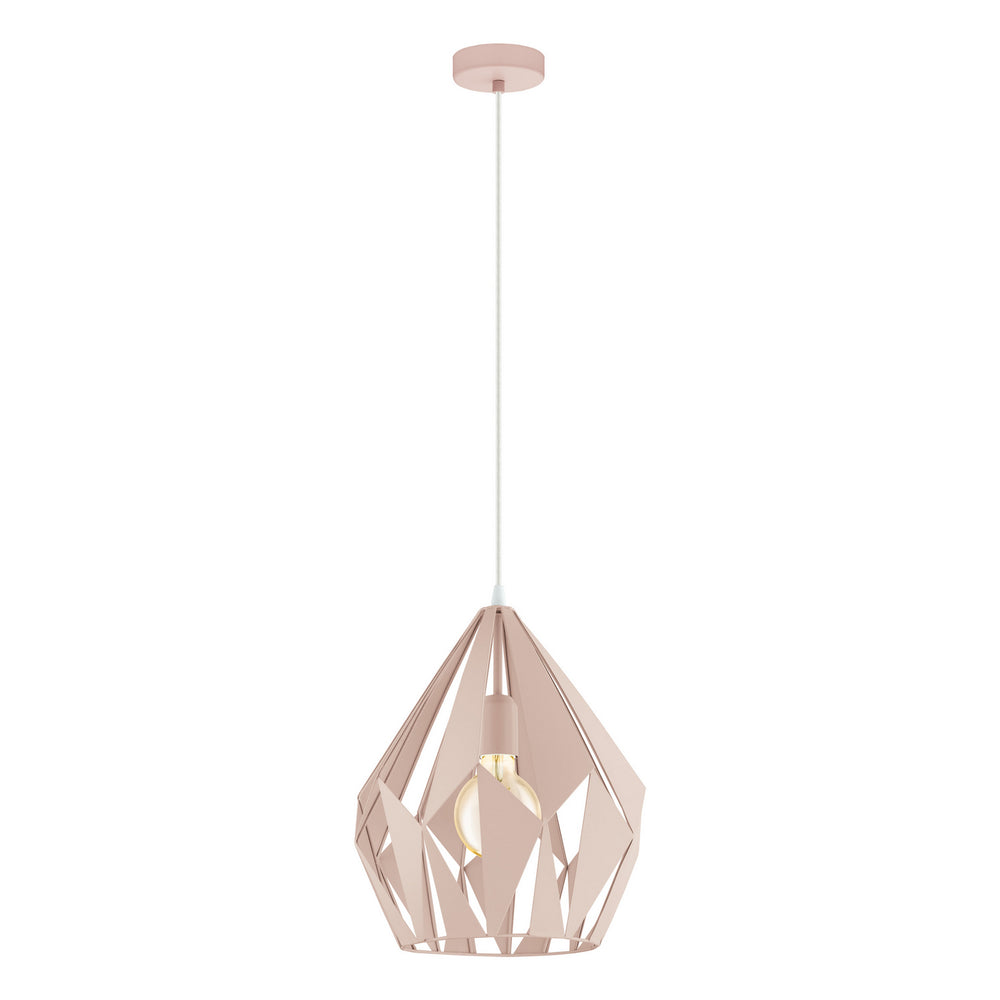 Eglo Canada - One Light Pendant - Carlton-P - Apricot- Union Lighting Luminaires Decor