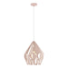 Eglo Canada - One Light Pendant - Carlton-P - Apricot- Union Lighting Luminaires Decor