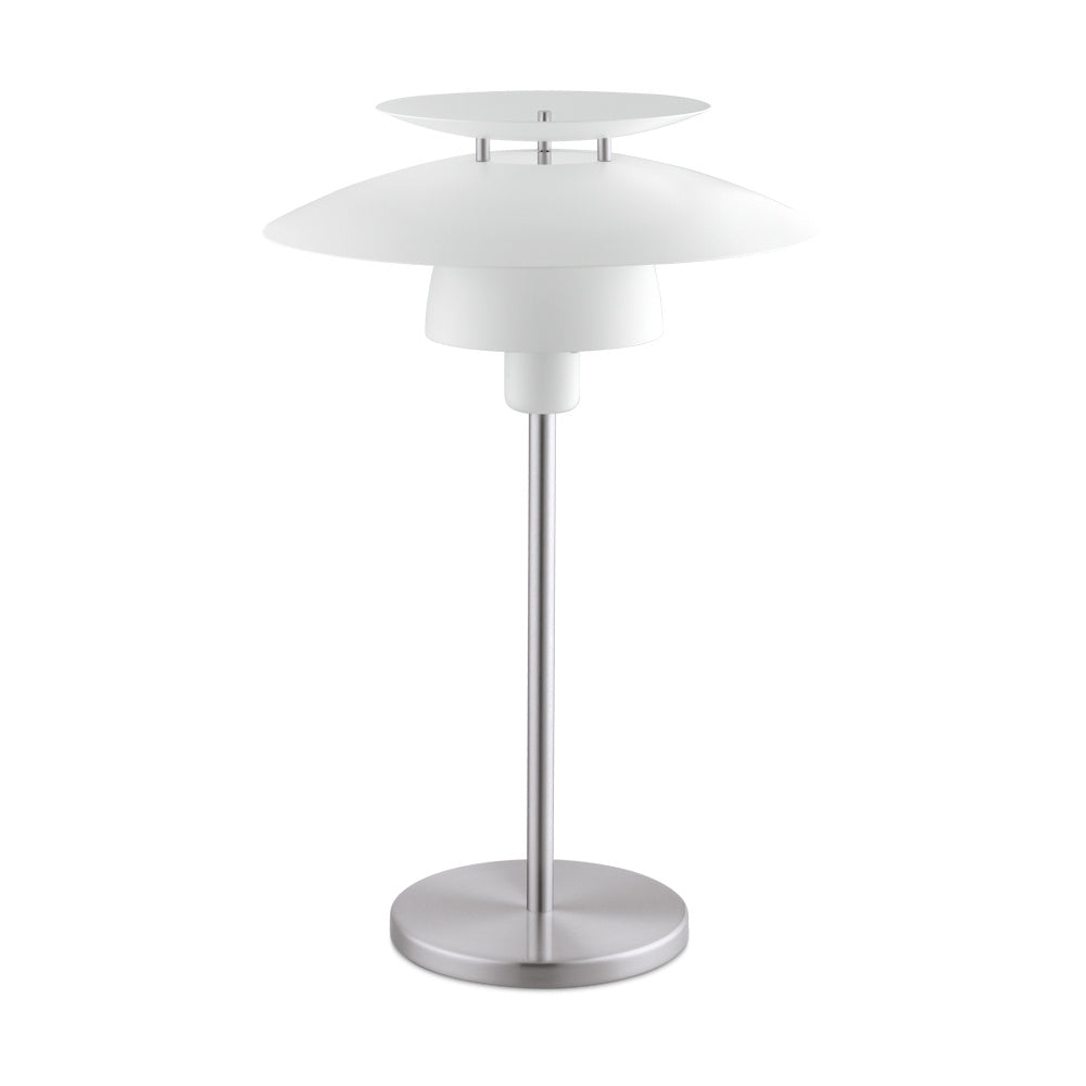 Eglo Canada - One Light Table Lamp - Brenda - Satin Nickel- Union Lighting Luminaires Decor
