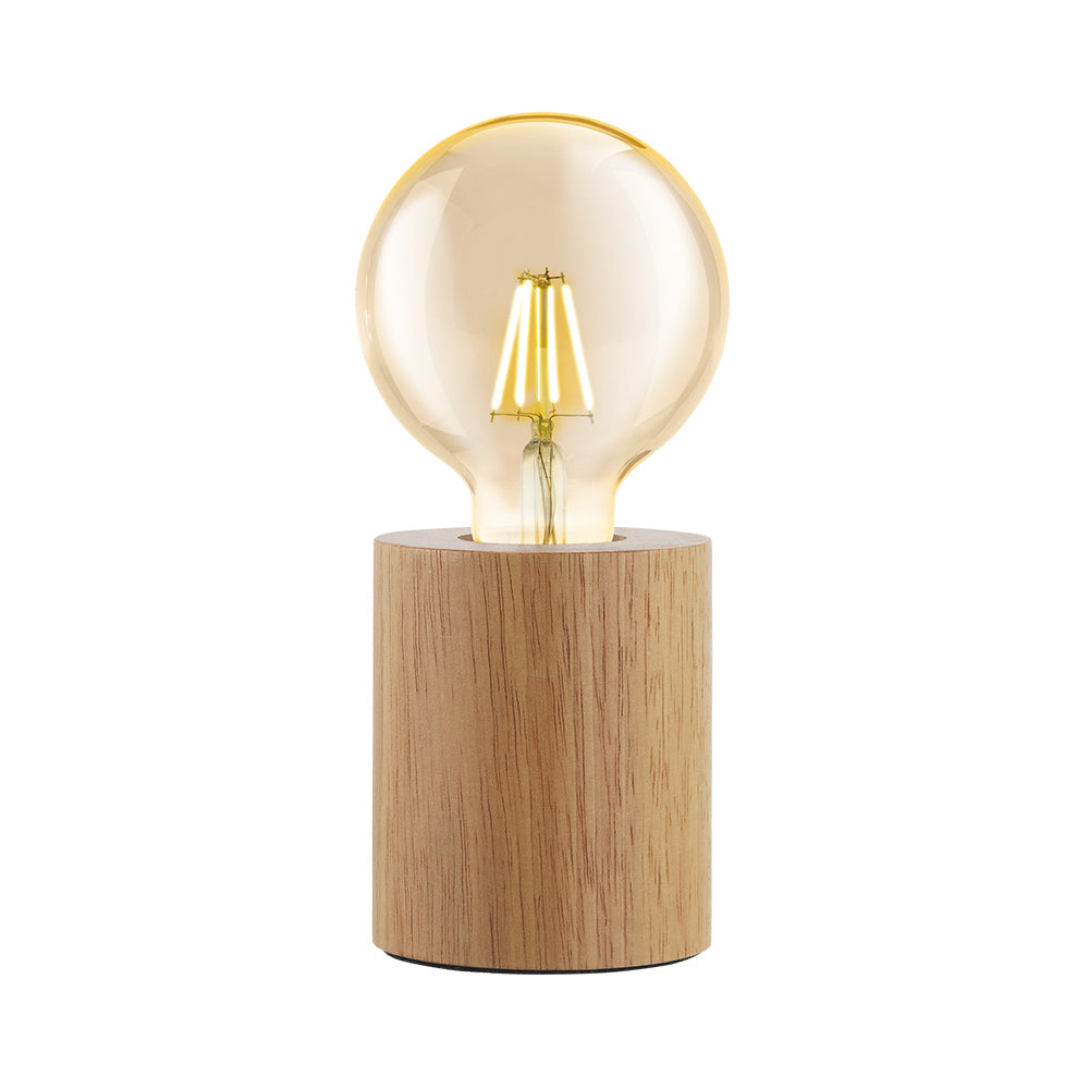 Eglo Canada - One Light Table Lamp - Turialdo - Natural Wood- Union Lighting Luminaires Decor