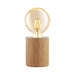 Eglo Canada - One Light Table Lamp - Turialdo - Natural Wood- Union Lighting Luminaires Decor