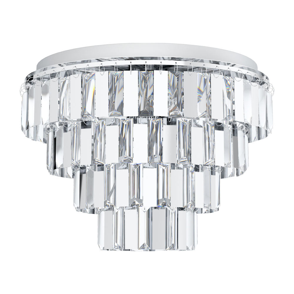 Eglo Canada - Seven Light Chandelier - Erseka - Chrome- Union Lighting Luminaires Decor