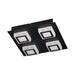 Eglo Canada - LED Ceiling Mount - Masiano 1 - Black- Union Lighting Luminaires Decor