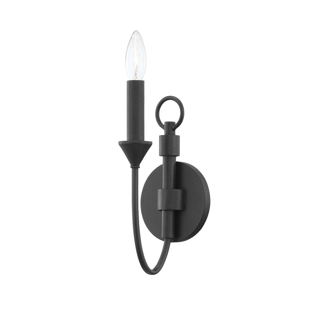 Troy Lighting Canada - One Light Wall Sconce - Cate - Forged Iron- Union Lighting Luminaires Decor