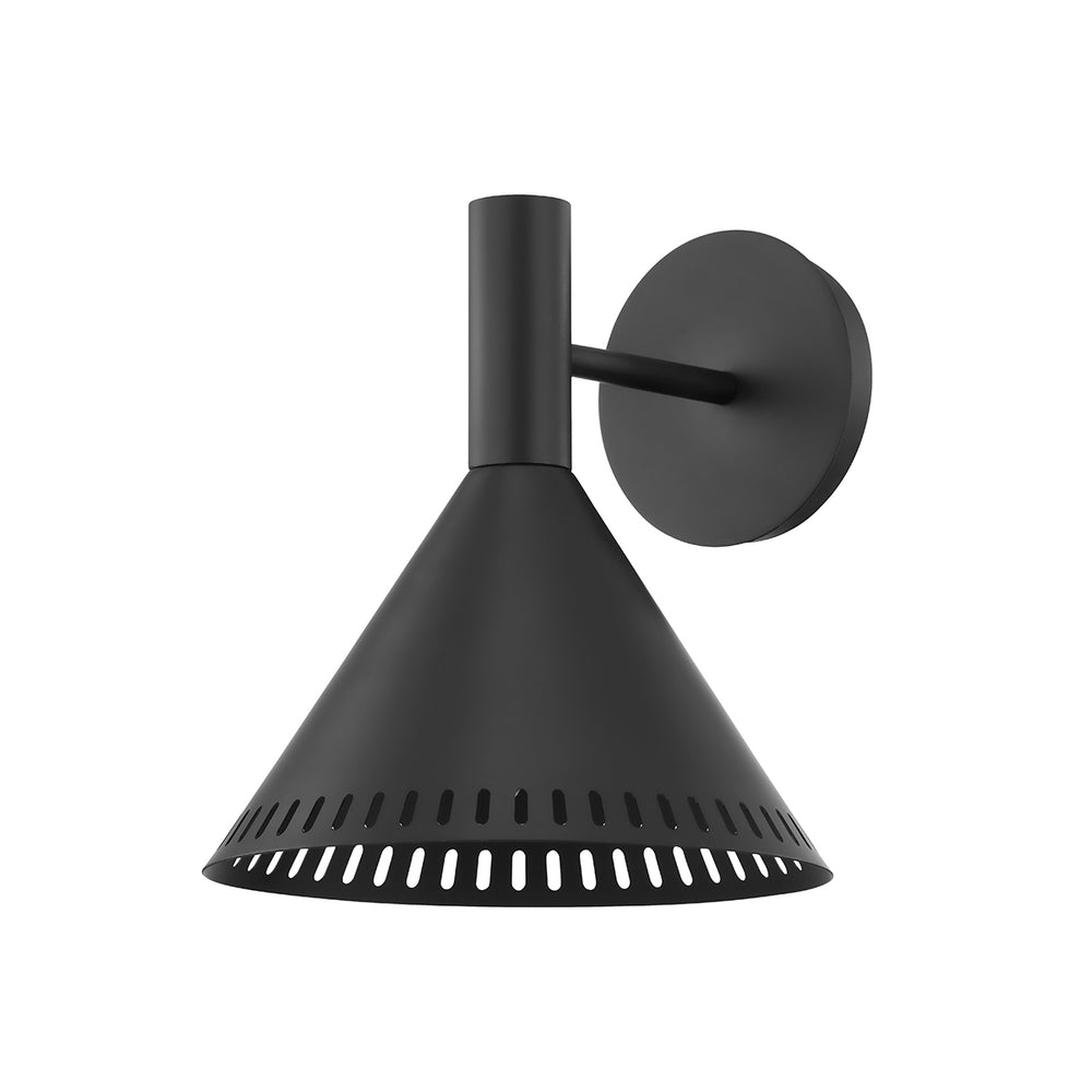 Troy Lighting Canada - One Light Wall Sconce - Atticus - Soft Black- Union Lighting Luminaires Decor