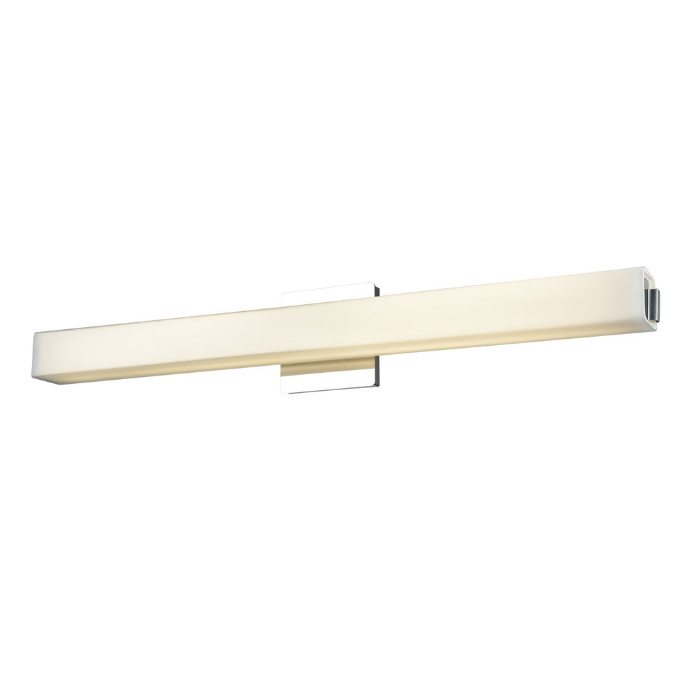 DVI Canada - LED Vanity - Venture Cct - Chrome w/Half Opal Glass- Union Lighting Luminaires Decor