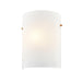 DVI Canada - One Light Wall Sconce - Gander - Multiple Finishes And Matte White w/Half Opal Glass- Union Lighting Luminaires Decor