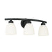 Capital Lighting - Three Light Vanity - Jameson - Matte Black- Union Lighting Luminaires Decor