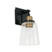 Capital Lighting - One Light Wall Sconce - Fallon - Aged Brass and Black- Union Lighting Luminaires Decor