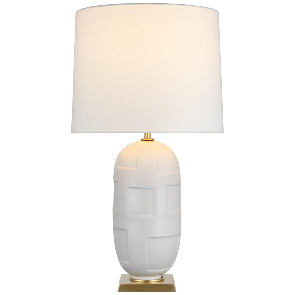 Visual Comfort Signature Canada - LED Table Lamp - Incasso - Plaster White- Union Lighting Luminaires Decor