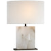 Visual Comfort Signature Canada - LED Table Lamp - Ashlar - Alabaster and Bronze- Union Lighting Luminaires Decor