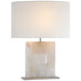 Visual Comfort Signature Canada - LED Table Lamp - Ashlar - Alabaster and Polished Nickel- Union Lighting Luminaires Decor
