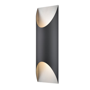 DVI Canada - Two Light Outdoor Wall Sconce - Brecon Outdoor - Stainless Steel/Black- Union Lighting Luminaires Decor