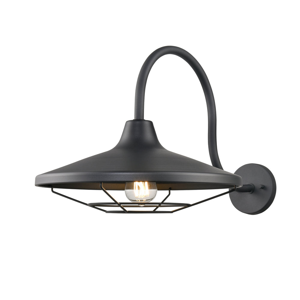 DVI Canada - One Light Outdoor Wall Sconce - Somerset Outdoor - Black- Union Lighting Luminaires Decor