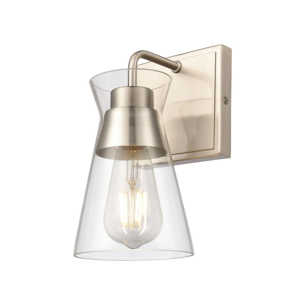 ELK Home - One Light Wall Sconce - Brookville - Satin Nickel- Union Lighting Luminaires Decor