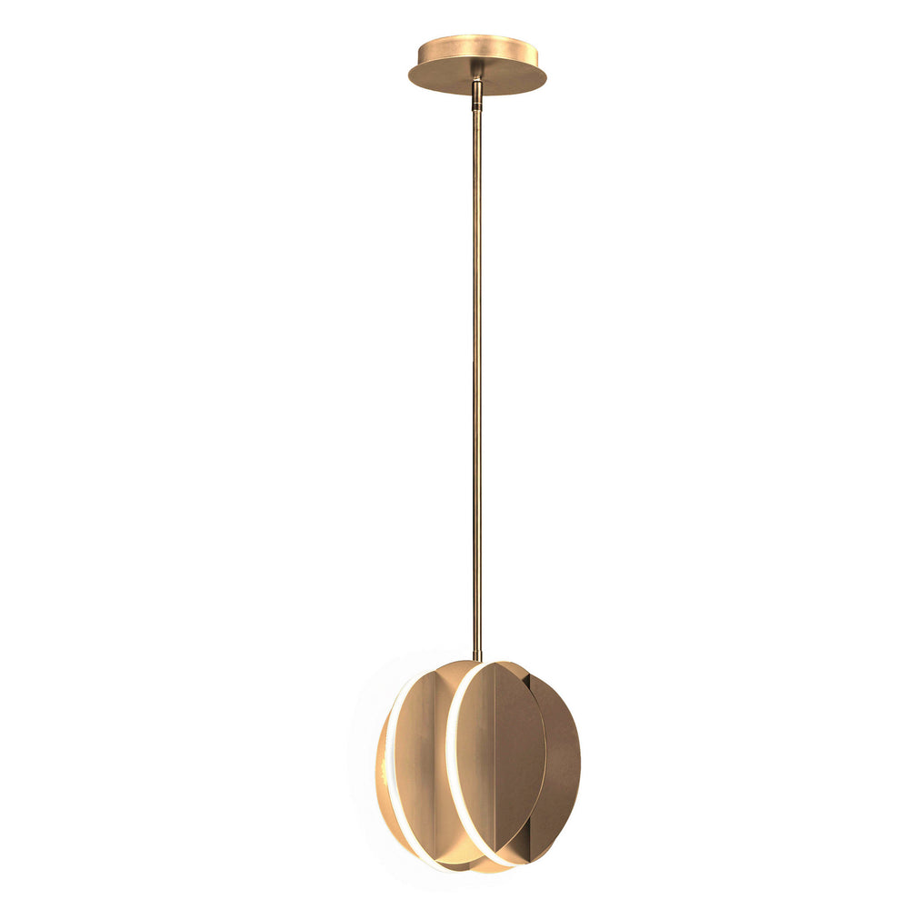 ET2 - LED Pendant - Interval - Satin Brass- Union Lighting Luminaires Decor