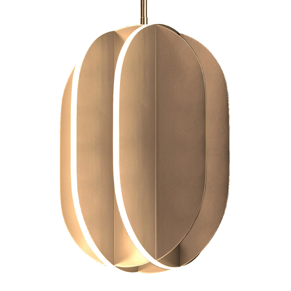 ET2 - LED Pendant - Interval - Satin Brass- Union Lighting Luminaires Decor