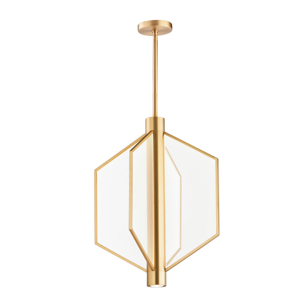 ET2 - LED Pendant - Telstar - Natural Aged Brass- Union Lighting Luminaires Decor