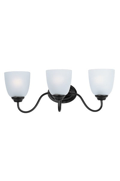 Maxim - Three Light Bath Vanity - Stefan - Black- Union Lighting Luminaires Decor