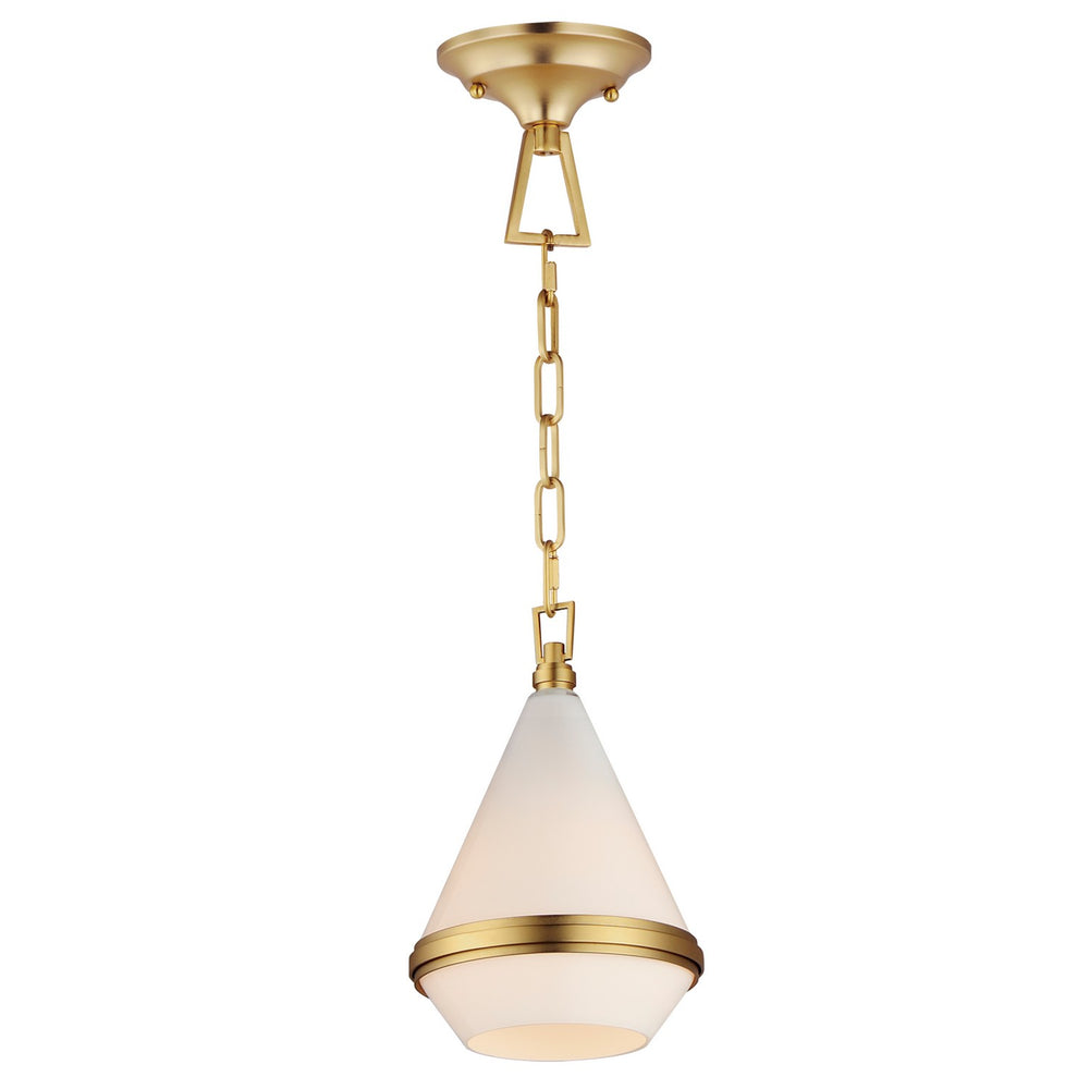 Maxim - One Light Mini Pendant - Giza - Satin Brass- Union Lighting Luminaires Decor