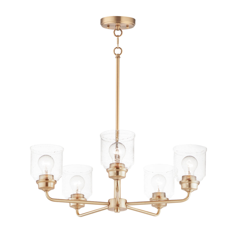 Maxim - Five Light Chandelier - Acadia - Heritage- Union Lighting Luminaires Decor