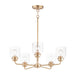 Maxim - Five Light Chandelier - Acadia - Heritage- Union Lighting Luminaires Decor