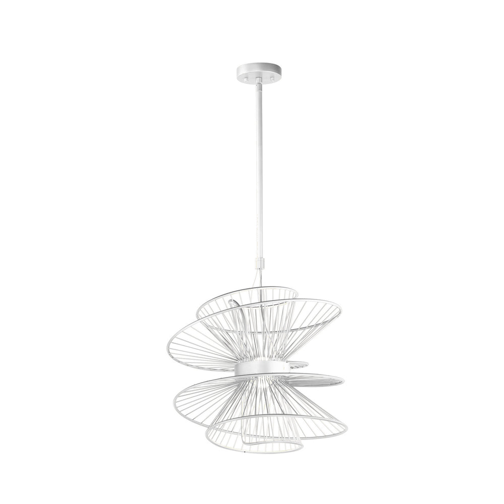 Maxim - LED Pendant - Zeta - Matte White- Union Lighting Luminaires Decor