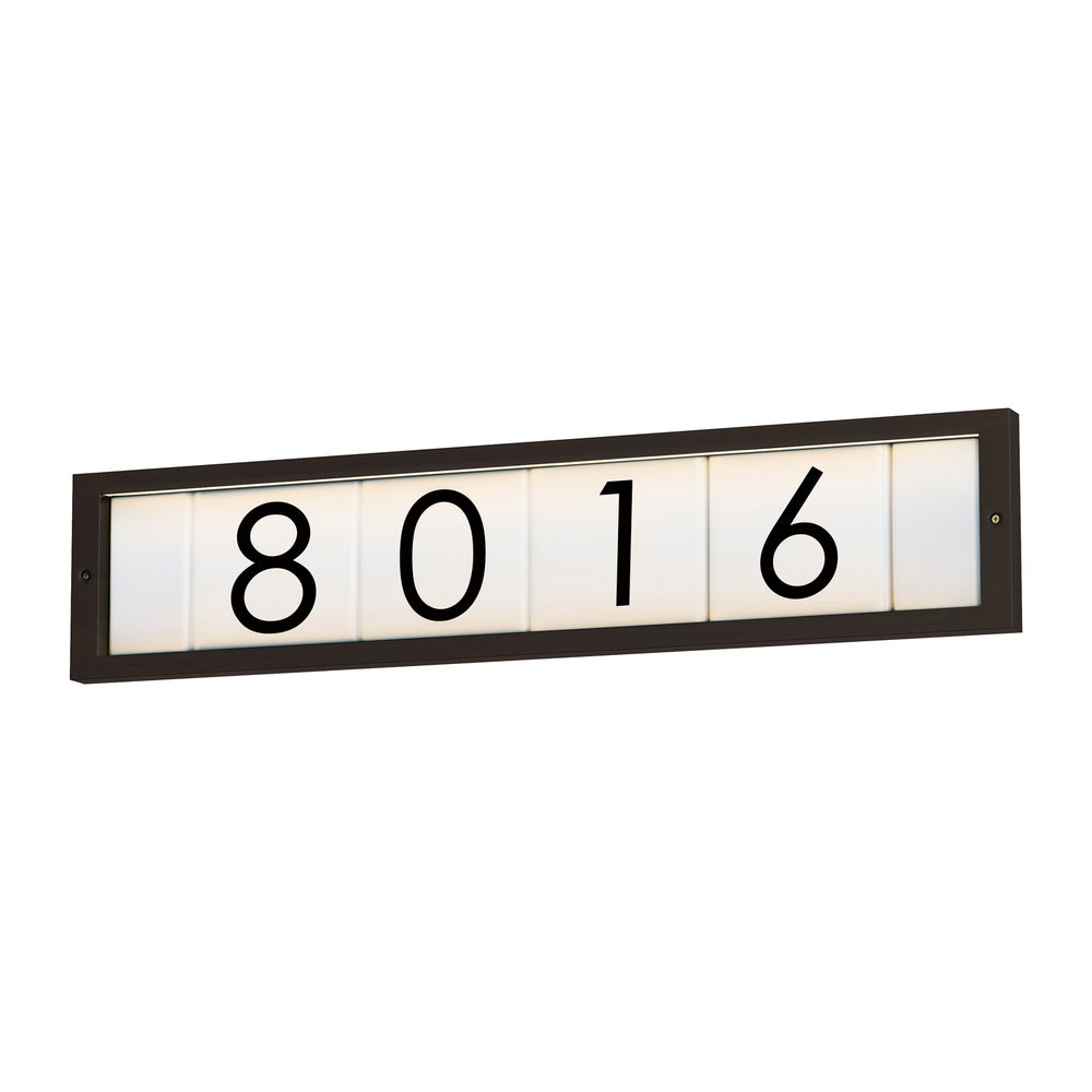 Maxim - LED Address Frame - Address - Black- Union Lighting Luminaires Decor