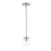 Maxim - One Light Mini Pendant - Corona - Satin Nickel- Union Lighting Luminaires Decor