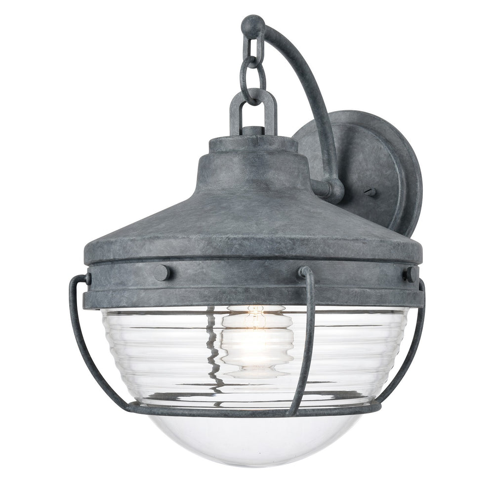 ELK Home - One Light Outdoor Wall Sconce - Eastport - Aged Zinc- Union Lighting Luminaires Decor