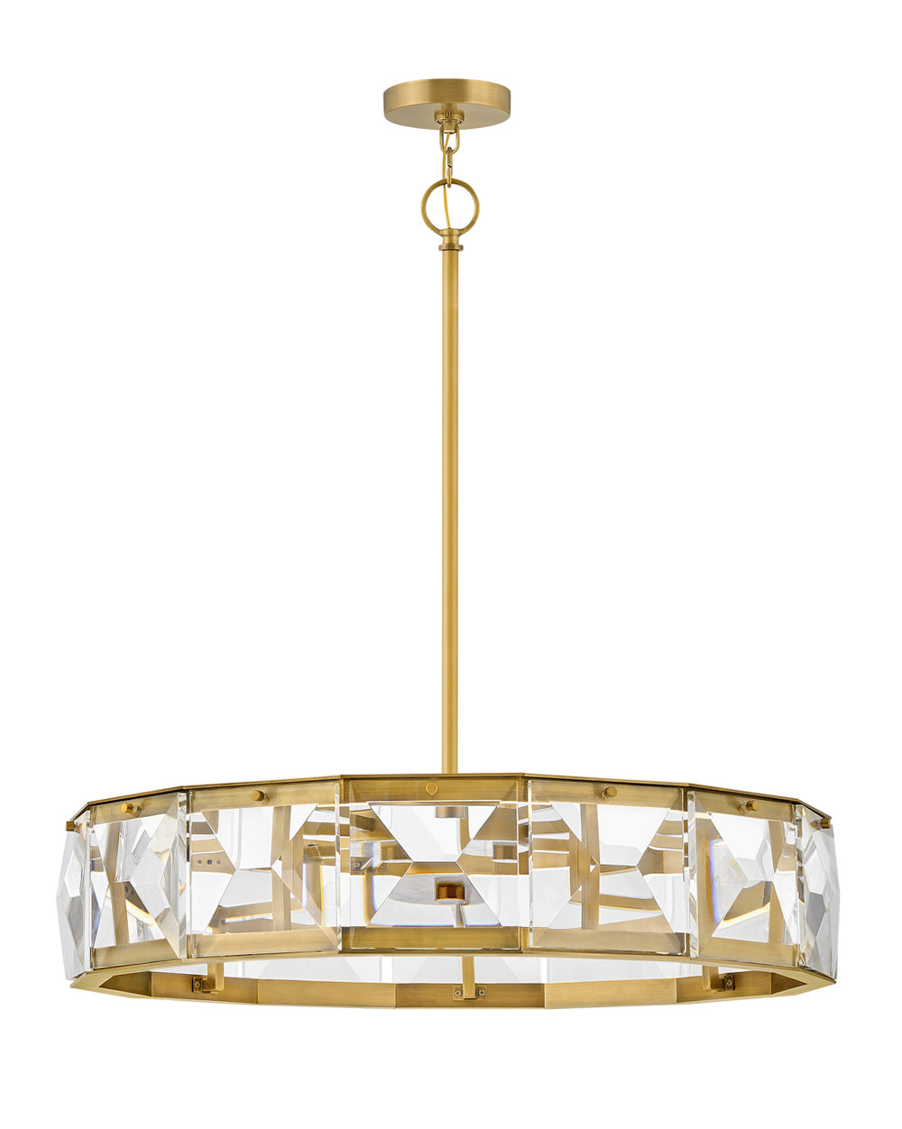 Fredrick Ramond Canada - LED Chandelier - Jolie - Heritage Brass- Union Lighting Luminaires Decor