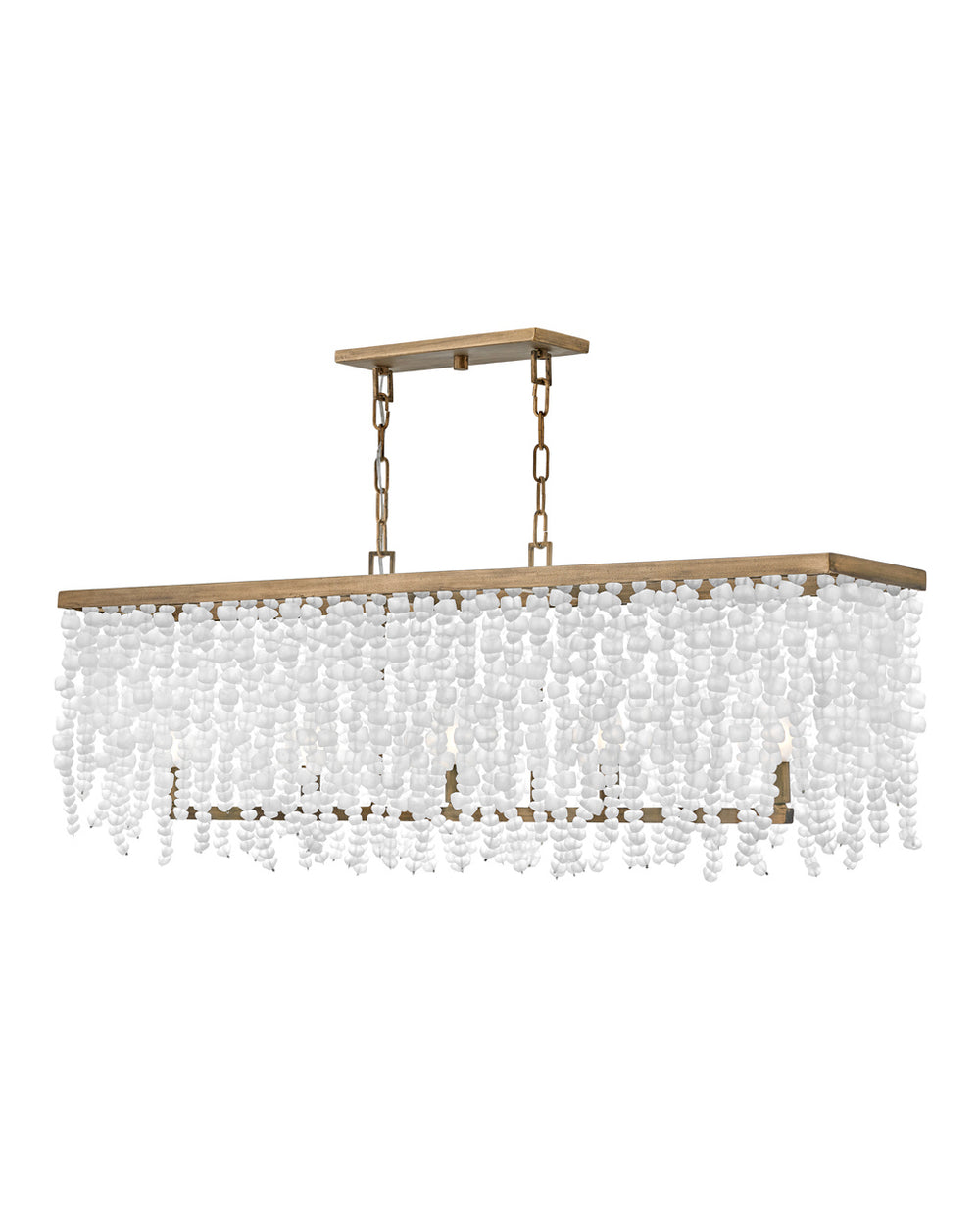 Fredrick Ramond Canada - LED Linear Chandelier - Dune - Burnished Gold- Union Lighting Luminaires Decor