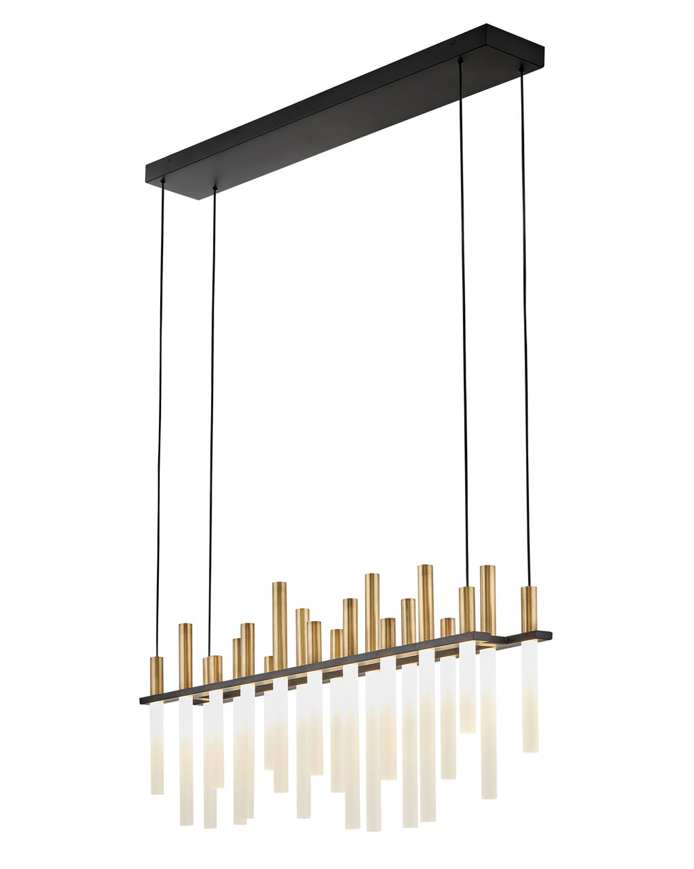 Fredrick Ramond Canada - LED Linear Pendant - Echo - Black- Union Lighting Luminaires Decor