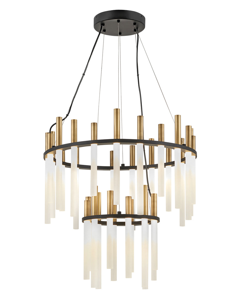 Fredrick Ramond Canada - LED Chandelier - Echo - Black- Union Lighting Luminaires Decor