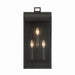 Eurofase Canada - Three Light Outdoor Wall Sconce - Sawyer - Satin Black- Union Lighting Luminaires Decor