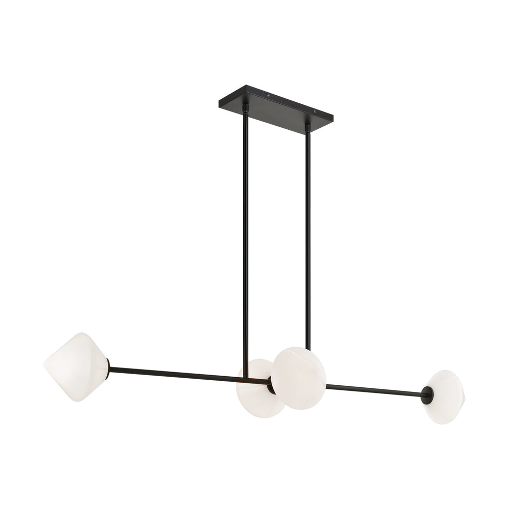 Matteo Canada - Four Light Pendant - Novo - Black- Union Lighting Luminaires Decor