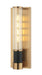 Matteo Canada - One Light Wall Sconce - Tubo - Matte Black / Aged Gold Brass- Union Lighting Luminaires Decor