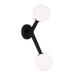 Matteo Canada - Two Light Wall Sconce - Rami - Black- Union Lighting Luminaires Decor