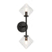 Matteo Canada - Two Light Wall Sconce - Novo - Black- Union Lighting Luminaires Decor