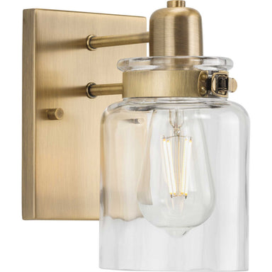 Progress Canada - One Light Bath Bracket - Calhoun - Vintage Brass- Union Lighting Luminaires Decor