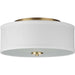 Progress Canada - Two Light Semi-Flush Mount - Inspire - Satin Brass- Union Lighting Luminaires Decor