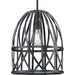 Progress Canada - One Light Pendant - Chastain - Cerused Black Oak- Union Lighting Luminaires Decor