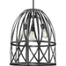 Progress Canada - Three Light Pendant - Chastain - Cerused Black Oak- Union Lighting Luminaires Decor