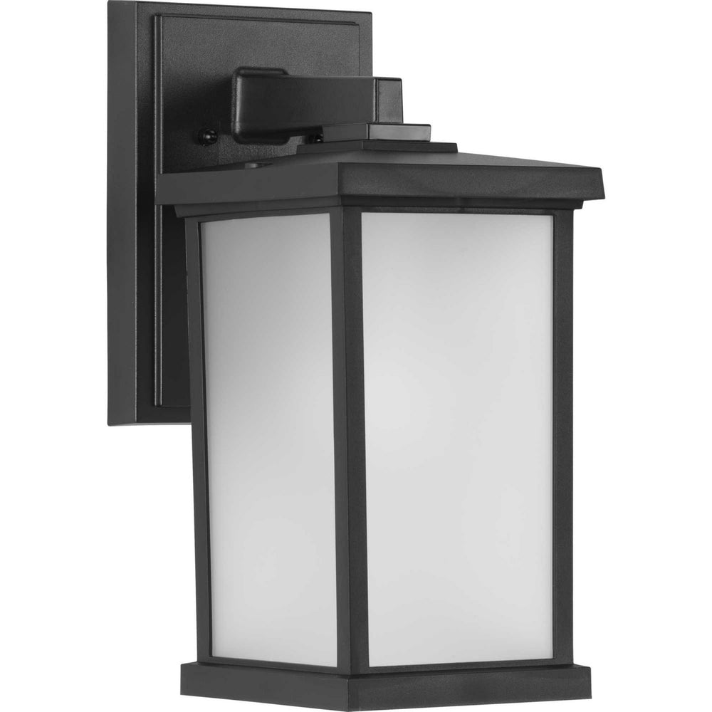 Progress Canada - One Light Wall Lantern - Trafford Non-Metallic Lantern - Black- Union Lighting Luminaires Decor