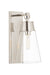 Z-Lite Canada - One Light Wall Sconce - Wentworth - Polished Nickel- Union Lighting Luminaires Decor